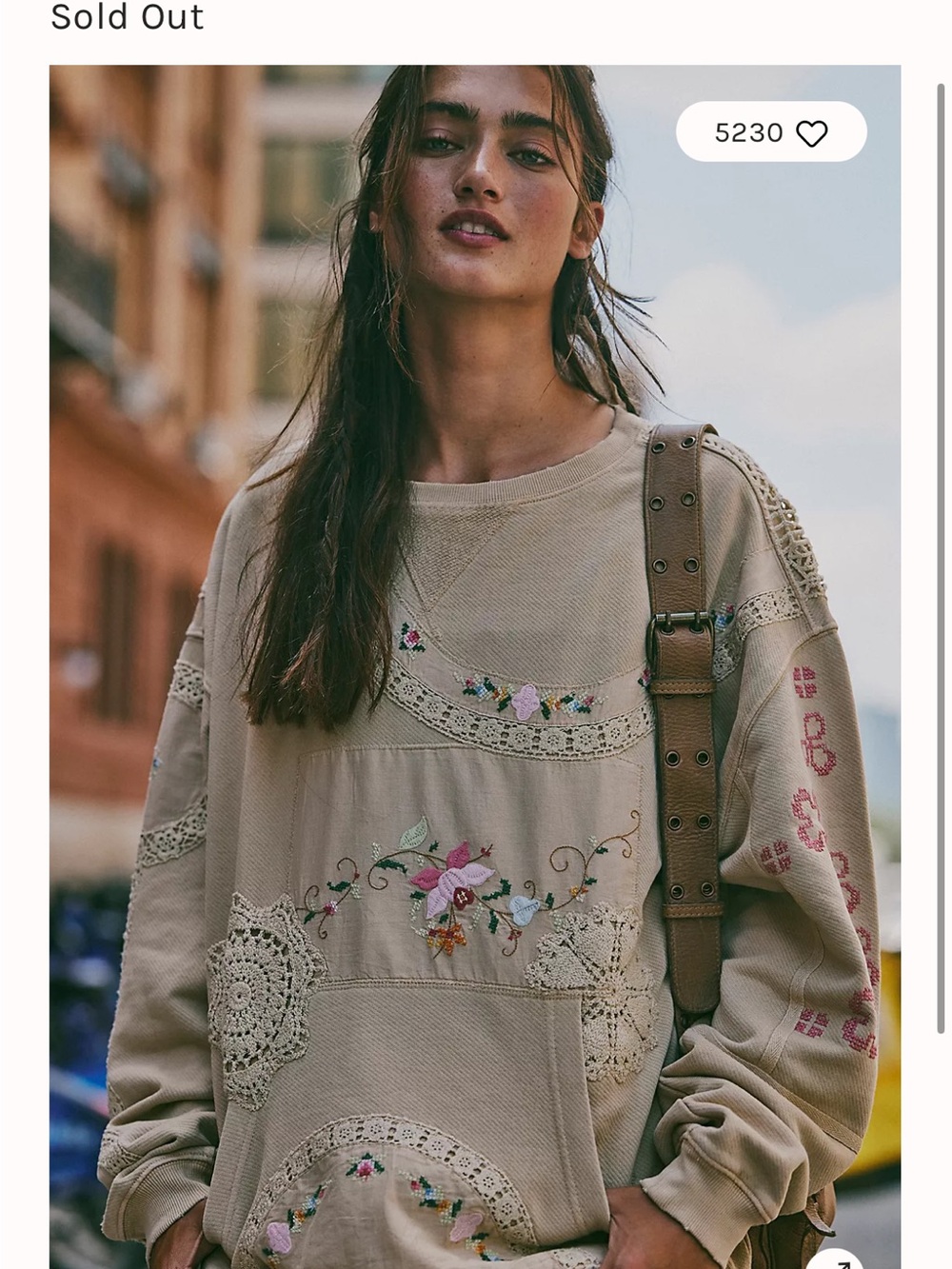 Free People Grams Attic Sweatshirt